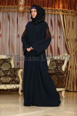 Statement Motif Pine Nida abaya - 30192