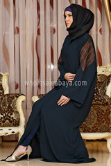 Statement Motif Pine Nida abaya - 30192