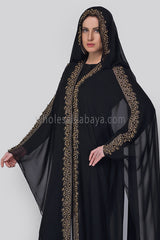 Free Fall Chiffon Abaya - 30222