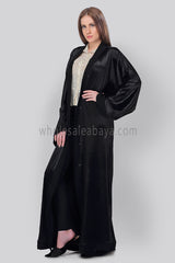 Long Line Velvet Abaya - 30225