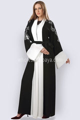 Designer Embrioded Open Abaya 30245