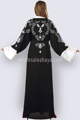 Designer Embrioded Open Abaya 30245