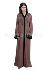 Comfy Closed Pine Nida Abaya  - 30286