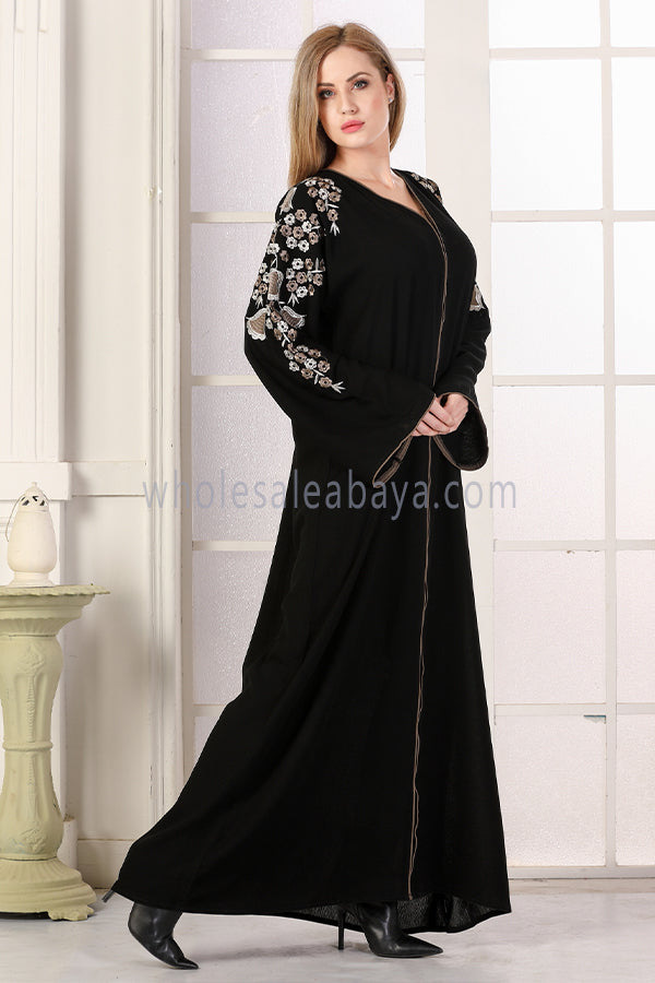 Back Blooming Party wear Abaya 30299