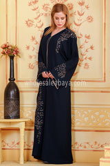 Designer Golden Luxurious Abaya 30302