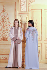 Colourful Back Blossom Abaya - 30314