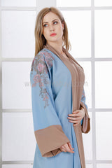 Colourful Back Blossom Abaya - 30314