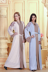 Colourful Back Blossom Abaya - 30314