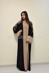 Colourful Back Blossom Abaya - 30314