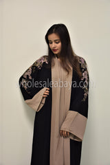 Colourful Back Blossom Abaya - 30314