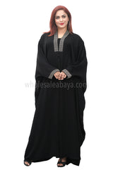 Rich Bat Sleeves Abaya - 30329