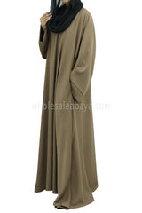 Nida Fabric Plain Close Abaya With Matching Belt 30418 C2