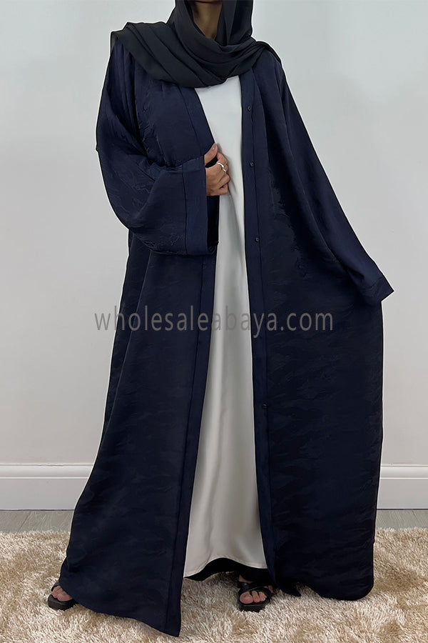 Classic Jacquard Fabric Abaya 30051