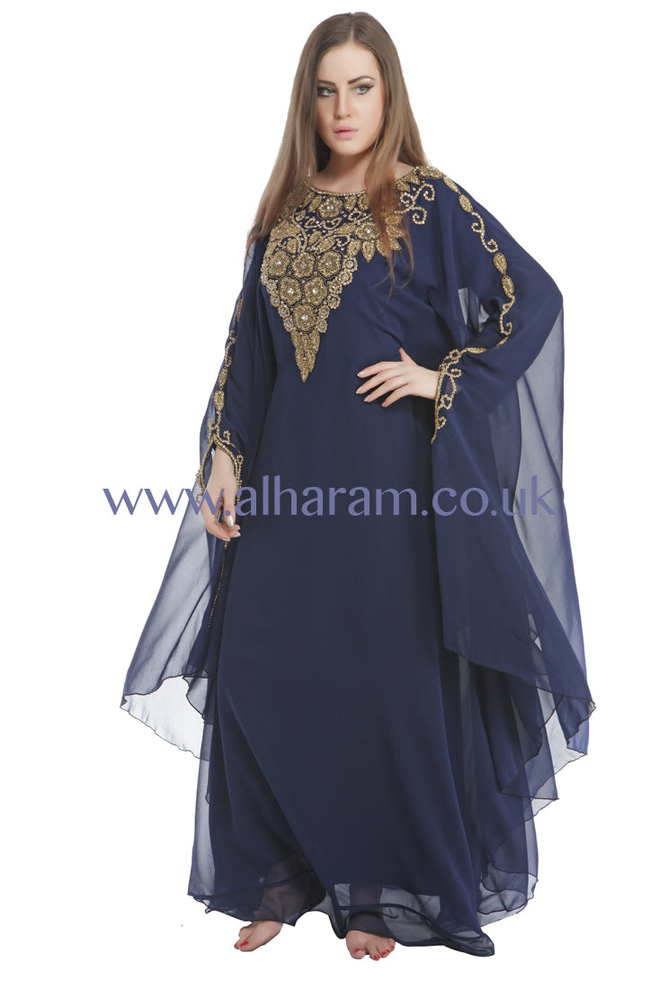 Layered GeorgetteFarasha Kaftan-40062