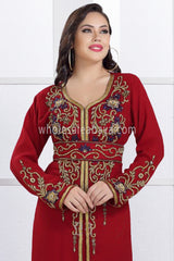 Designer Modest Look Farasha Kaftan 40243
