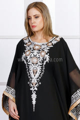 Premium Georgette Printed Farasha Kaftan - 40253