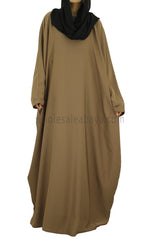 Butterfly Abaya C-9 Caramel Mocha