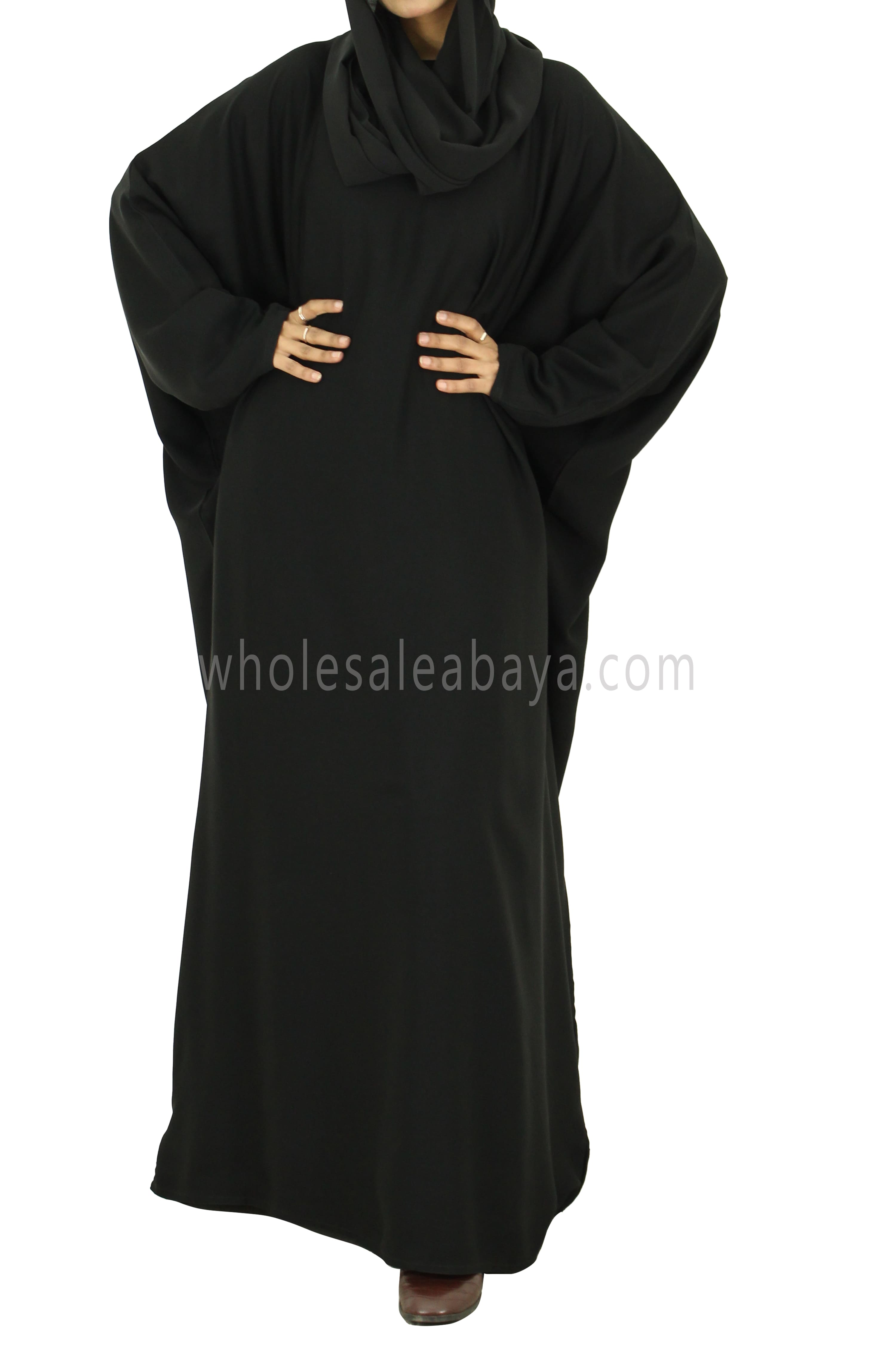 Butterfly Abaya C-1 Black