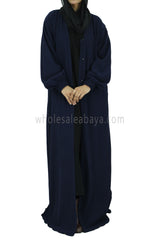 30051-E Fukro Navy Abaya Coat