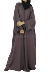 30051 C-3 Mauve Open Abaya