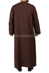 Men's Traditional Emarati Style Thoube 90008 ER  C-D