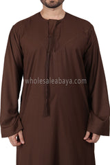 Men's Traditional Emarati Style Thoube 90008 ER  C-D