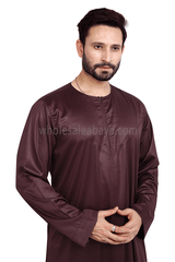 Men's Omani Style Thoube 90008 S Burgundy