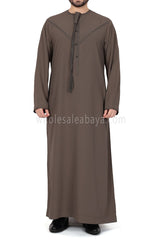 Men's Traditional Emarati Style Thoube 90008 ER Zibda