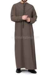 Men's Traditional Emarati Style Thoube 90008 ER Zibda