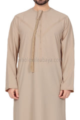 Men's Traditional Emarati Style Thoube 90008 ER Zibda