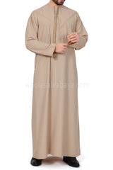 Men's Traditional Emarati Style Thoube 90008 ER Zibda