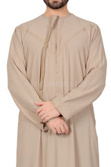 Men's Traditional Emarati Style Thoube 90008 ER Zibda