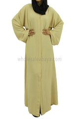 Crepe Fabric Open Abaya