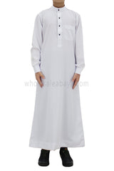 Boys Stylish Collar Jubba 10053  RL18 White