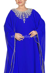 Girls Kaftan Farasha with Pearl Handwork 70030