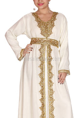 Girls Moroccan Style Handwork Kaftan 70048