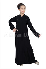 Classic Black Nida Abaya 70073