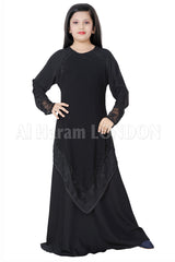 Designer Girls Umbrella Abaya 70076