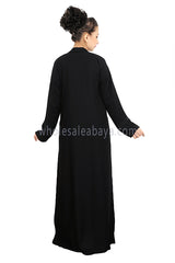 Stylish Stonework Girls Abaya 70088