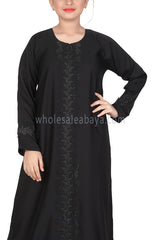 Nida Diamante Stonework Abaya 70094