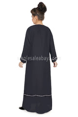 Latest Design  Girls Islamic  Abaya In premium Nida Fabric 70098