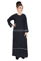 Latest Design  Girls Islamic  Abaya In premium Nida Fabric 70098