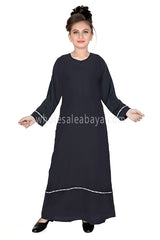 Latest Design  Girls Islamic  Abaya In premium Nida Fabric 70098