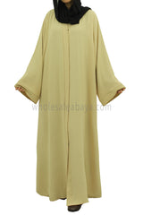 Crepe Fabric Open Abaya