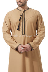 Embroidered Omani Thoube 90049  MR4  Gold