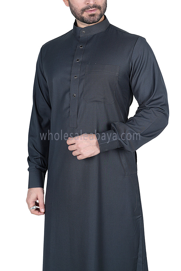 Men's Classic Collar Thoube 90053  MR8  Grey