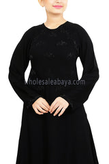 Nida Diamante Stonework Abaya 70090