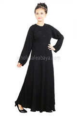 Nida Diamante Stonework Abaya 70090