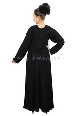 Nida Diamante Stonework Abaya 70090