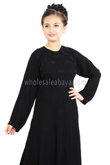 Nida Diamante Stonework Abaya 70090